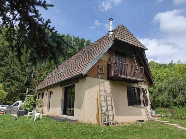 Travaux d'enduit de façade Forges-Les-Eaux