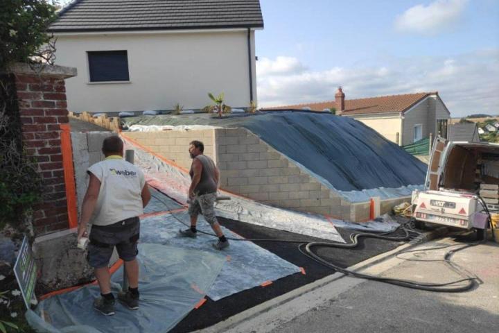 Travaux d'enduit de façade Forges-Les-Eaux