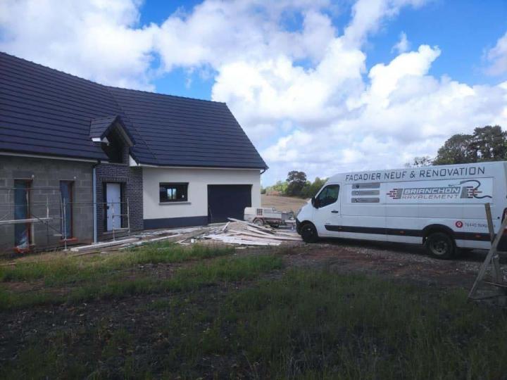 Travaux d'enduit de façade Forges-Les-Eaux
